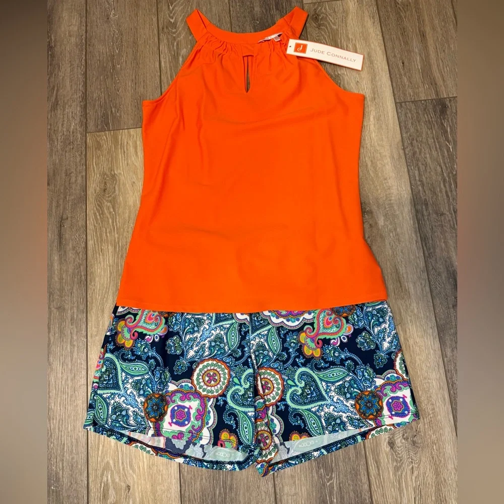 Jude Connally Vibrant Paisley Shorts - Picture 1 of 8